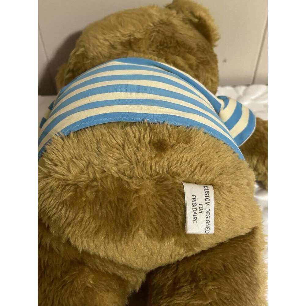 Vintage 1980 Frigidarie Frigi Bear 15" Promotional Plush Stuffed Animal Toy - Picture 7 of 12